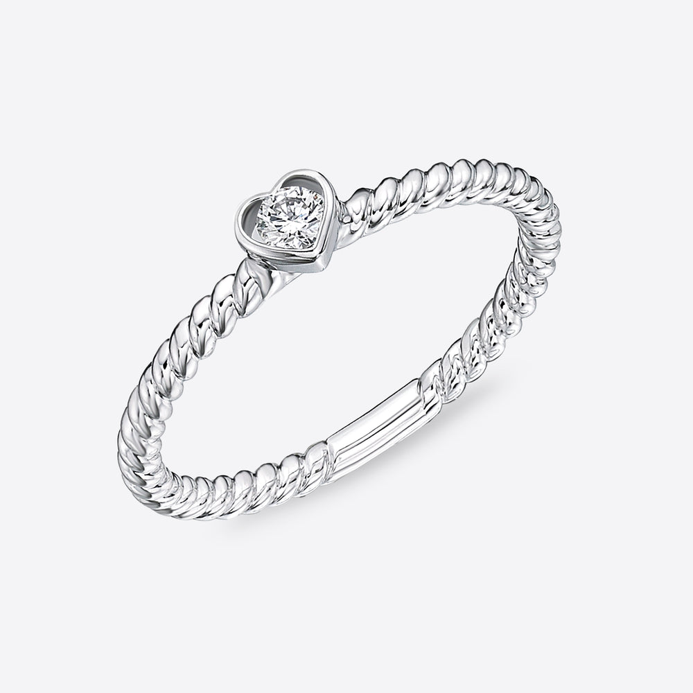 klow ring 7 Tips for the Perfect Layered Engagement Stack 14k or 18k Yellow Rock lg