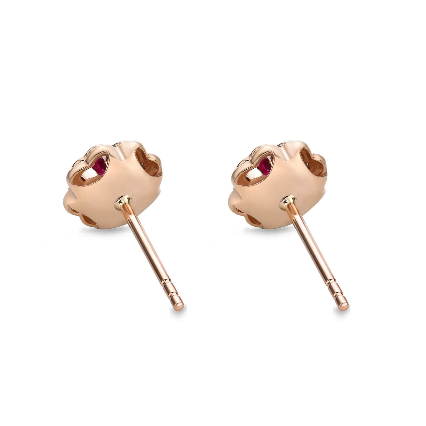 
                  
                    Kat & Chlo Mystery Ruby Heart Petals Stud Earrings
                  
                