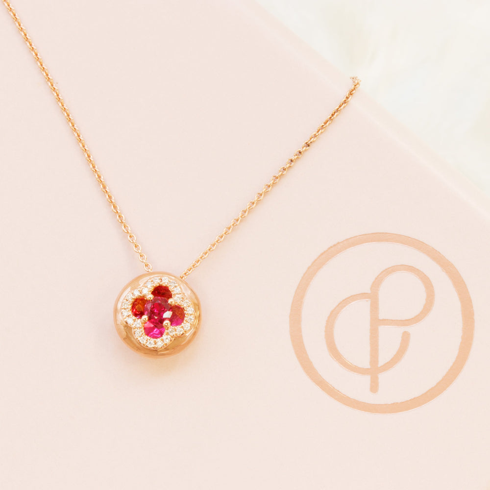 
                  
                    Kat & Chlo Mystery Ruby with Diamonds Necklace
                  
                