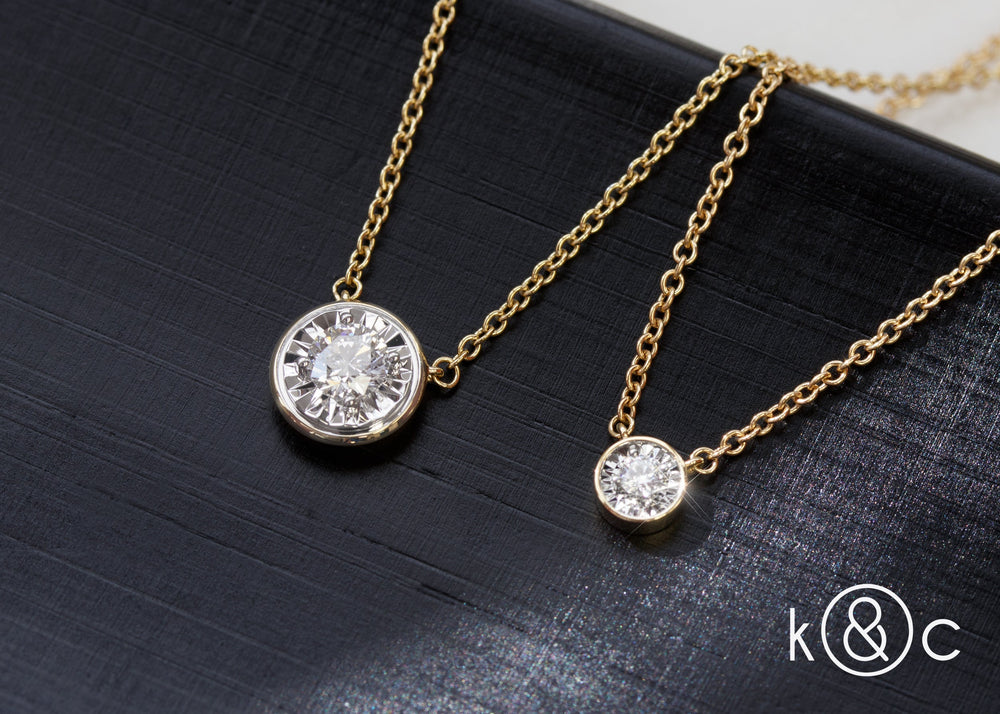 
                  
                    Kat & Chlo Diamond Magnify Pendant Necklace
                  
                