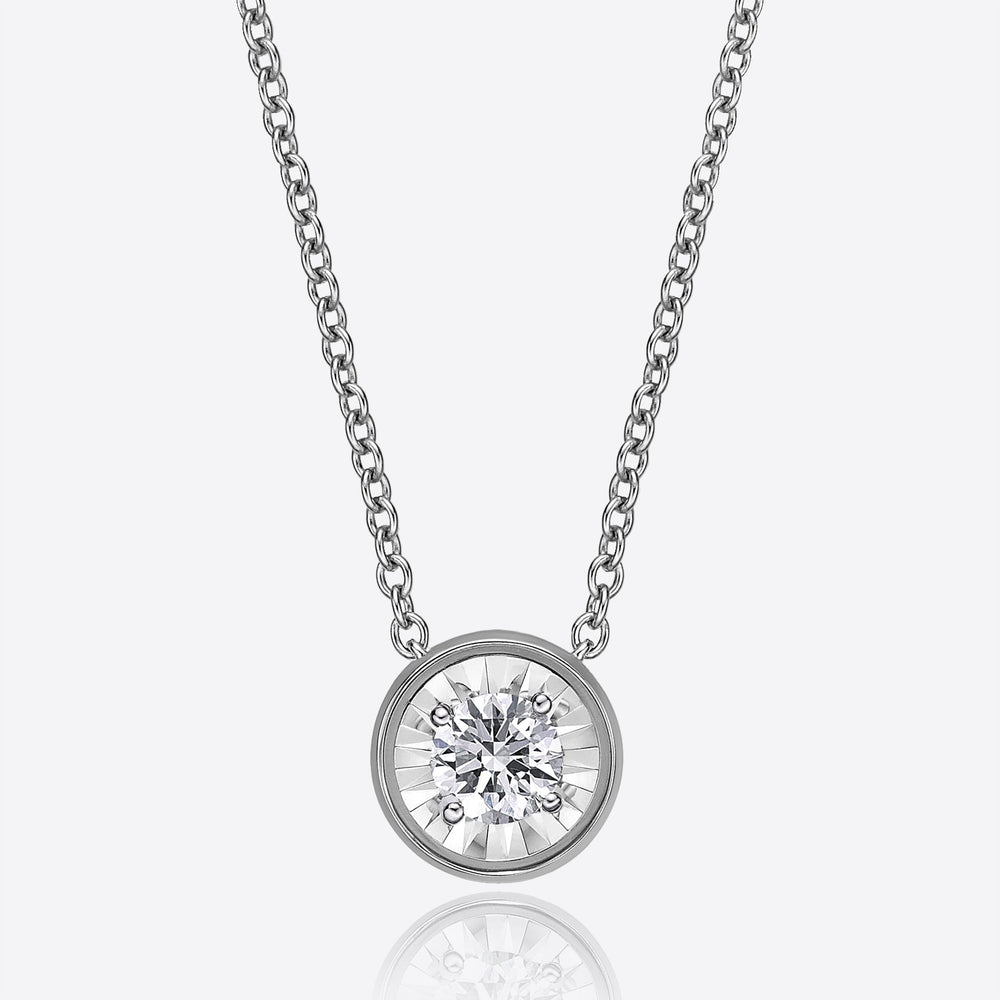 Kat & Chlo Diamond Magnify Pendant Necklace