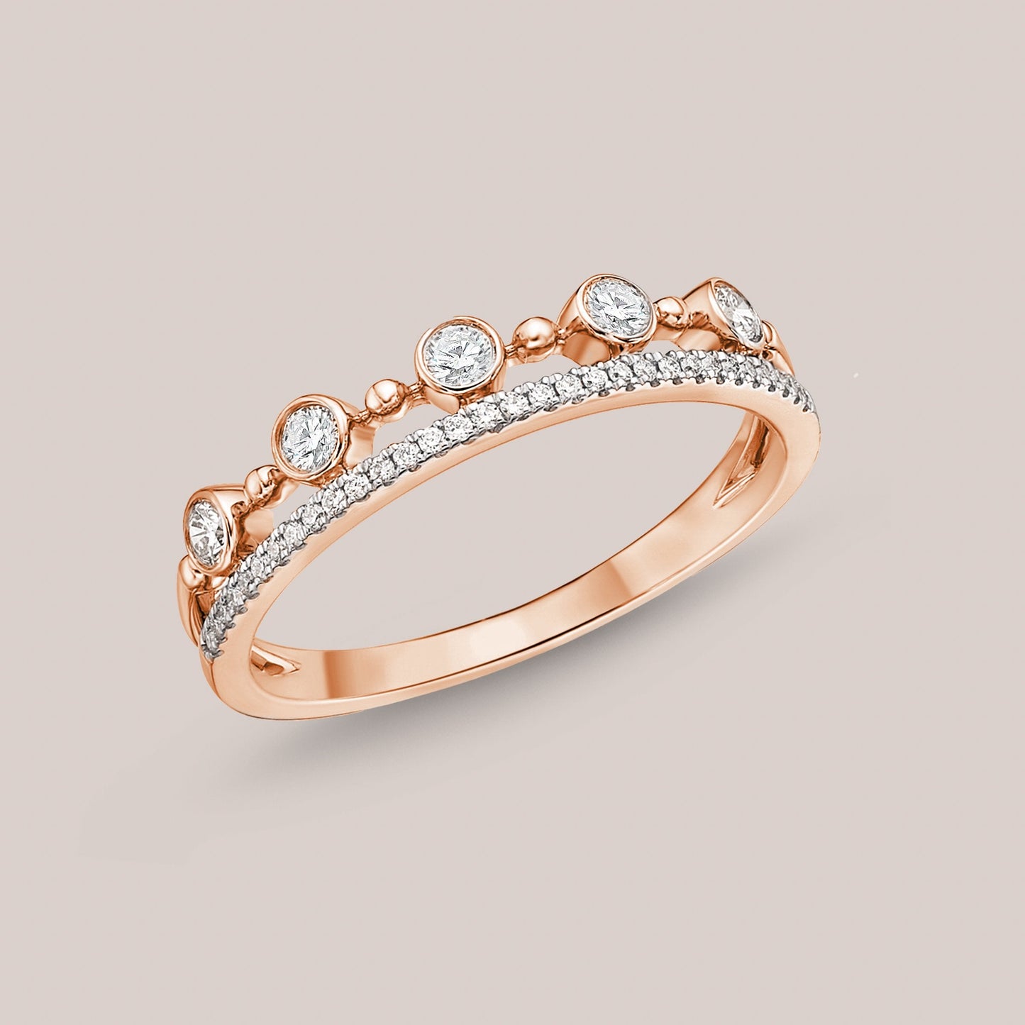 
                  
                    Kat & Chlo Diamond Bezel Fashion 0.23 Ct Ring
                  
                